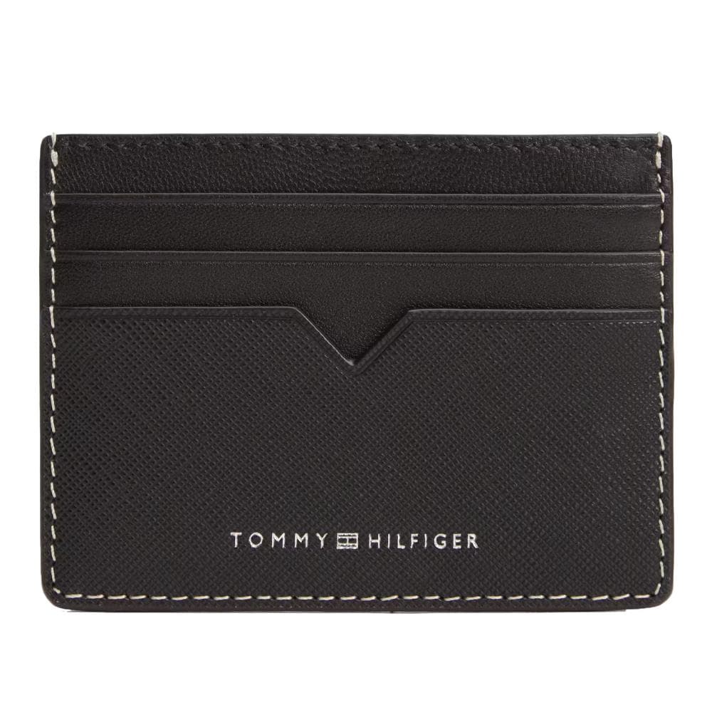 Portefeuille Noir Homme Tommy Hilfiger Saffianos0 1