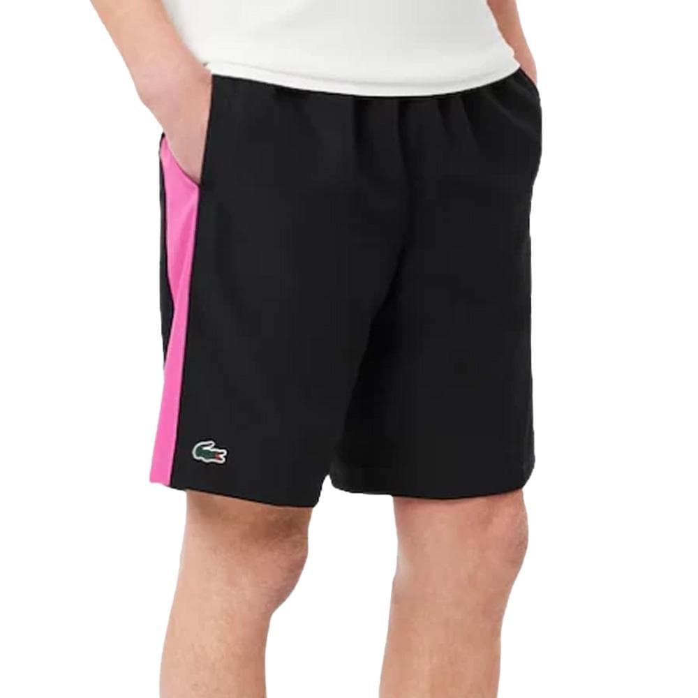 Short Noir Homme Lacoste Print 1