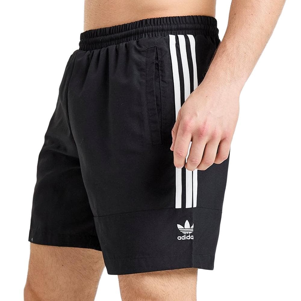 Short de bain Noir Homme Adidas Lockup Swim 1