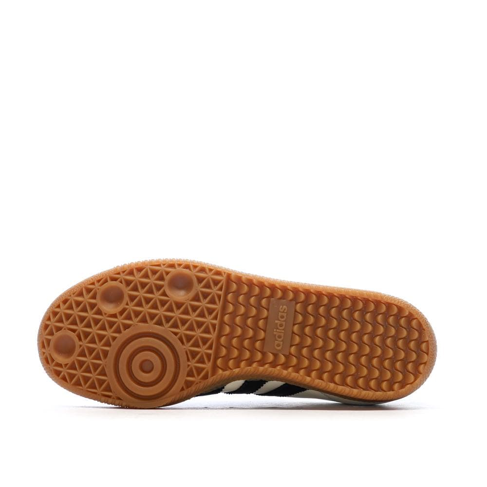 Samba Baskets Beige/Noir Femme Adidas 5