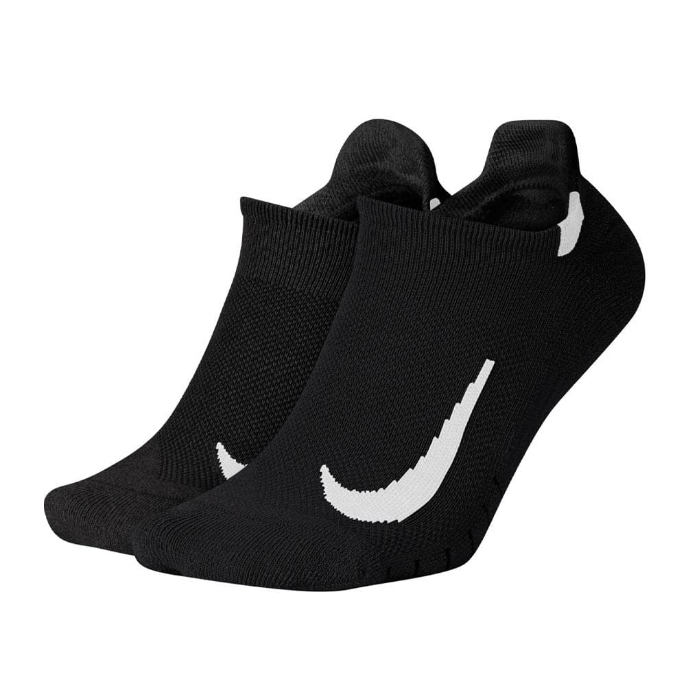 2x Paires de Chaussettes Noires Homme Nike 144 SX7554 1
