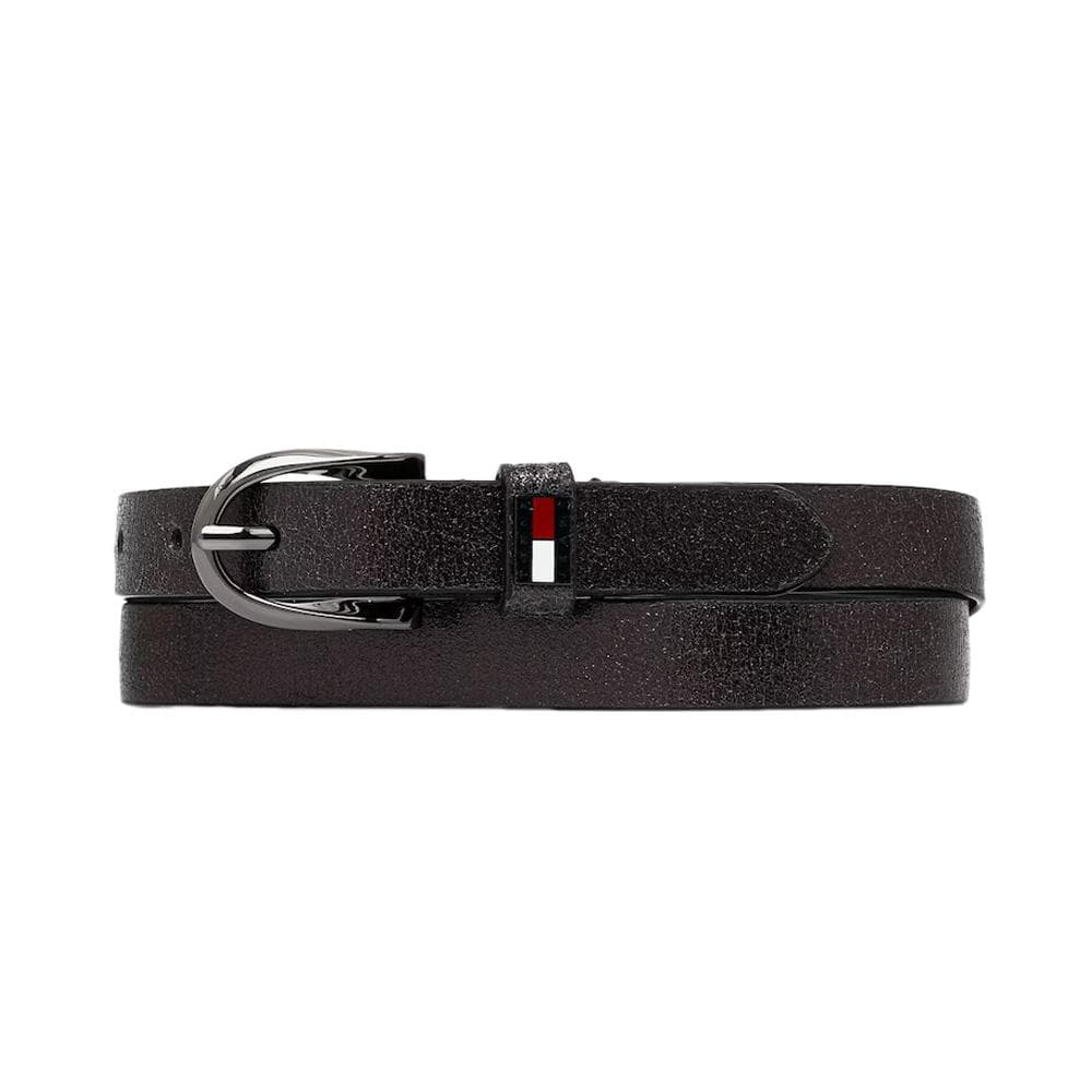 Ceinture Noir Femme Tommy Hilfiger Metallic 2.0 - T 1