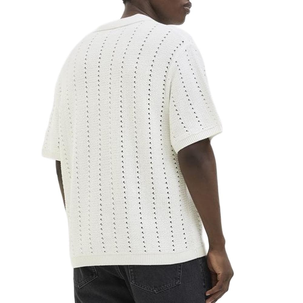 Polo Blanc Homme Jack & Jones Paros Knit 2
