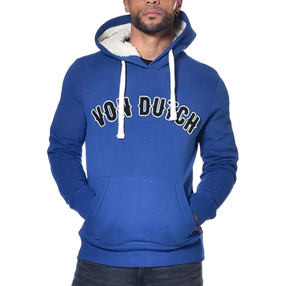 Sweat à Capuche Bleu Homme Von Dutch Must 1