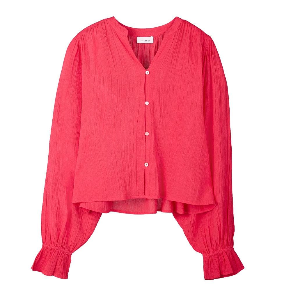 Blouse Fluide Rose Femme Teddy Smith Swan 1
