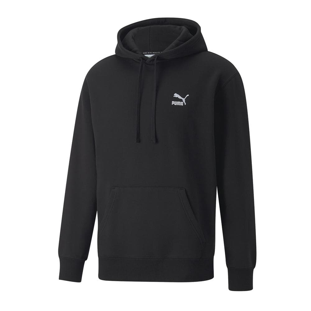 Sweat à Capuche Noir Homme Puma Clsscs 1