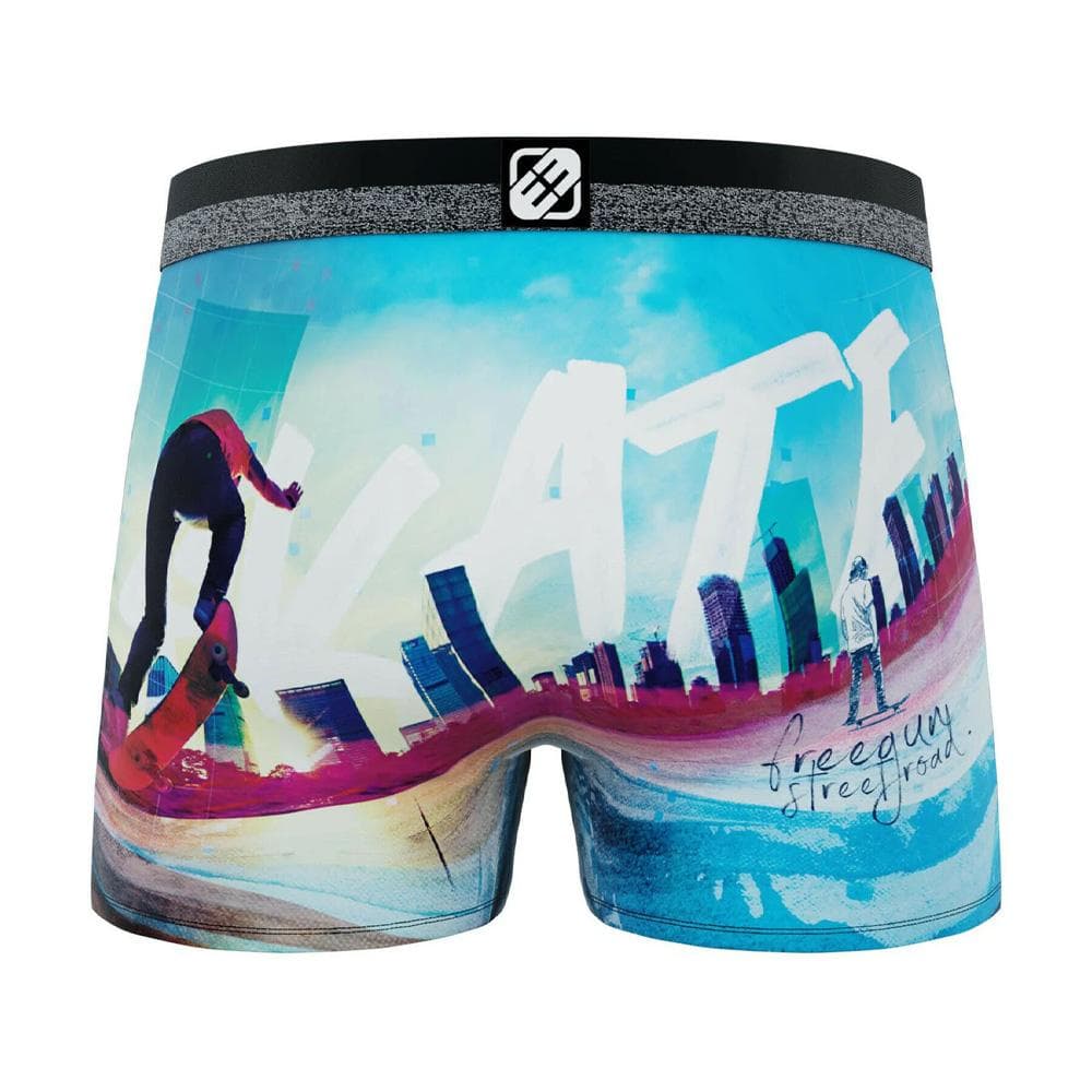 Boxer Bleu/Blanc Garçon Freegun Skate 2