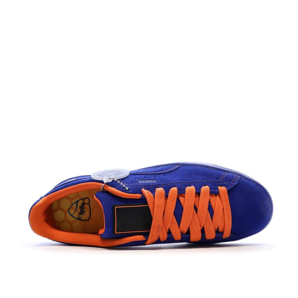 Baskets Bleues/Oranges Garçon Puma Suede Rocket League Jr 4