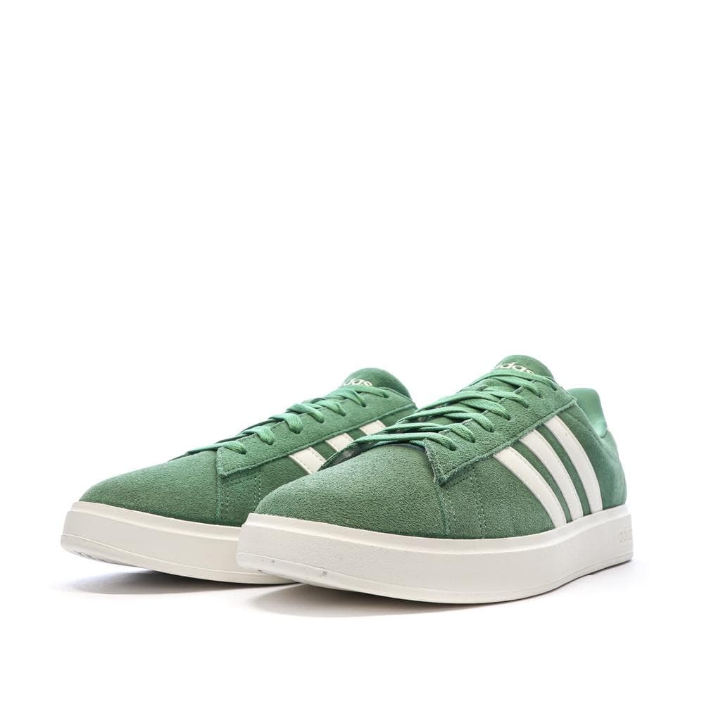 Baskets Vertes Homme Adidas Grand Court 2.0 6