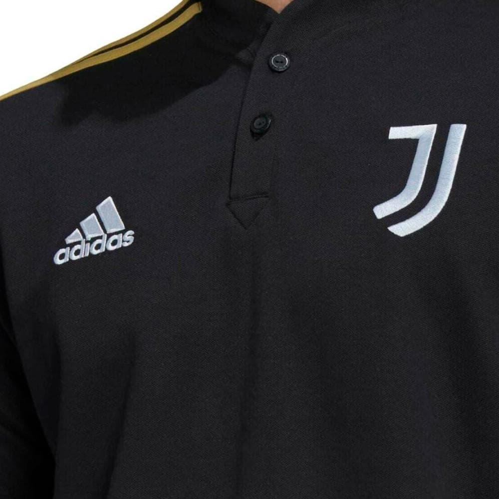 Juventus Turin Polo de foot Noir Homme Adidas 2022/23 3
