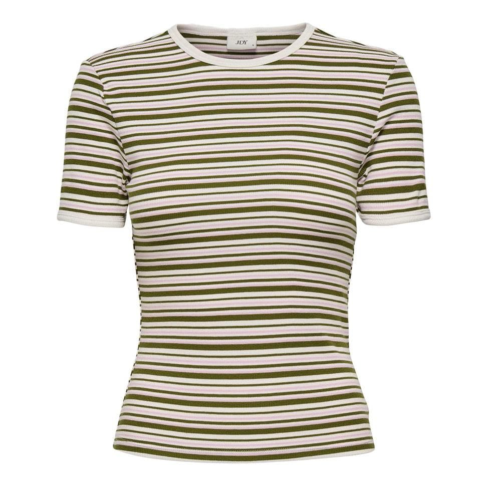 T-Shirt Marron/Beige/Rose Femme JDY Lada 2