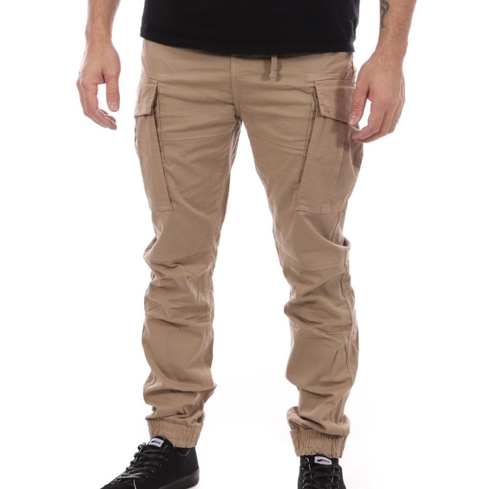 Pantalon Cargo Beige Homme Schott Relax 1