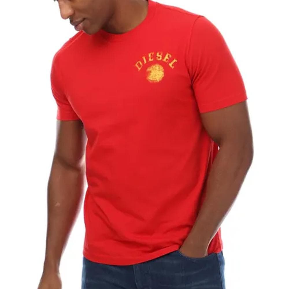 T-shirt Rouge Homme Diesel Maglietta RPATI 1