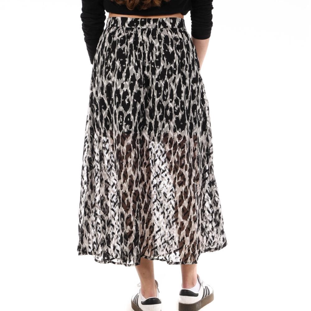 Jupe Grise/Noire à Motifs Femme Kaporal 2