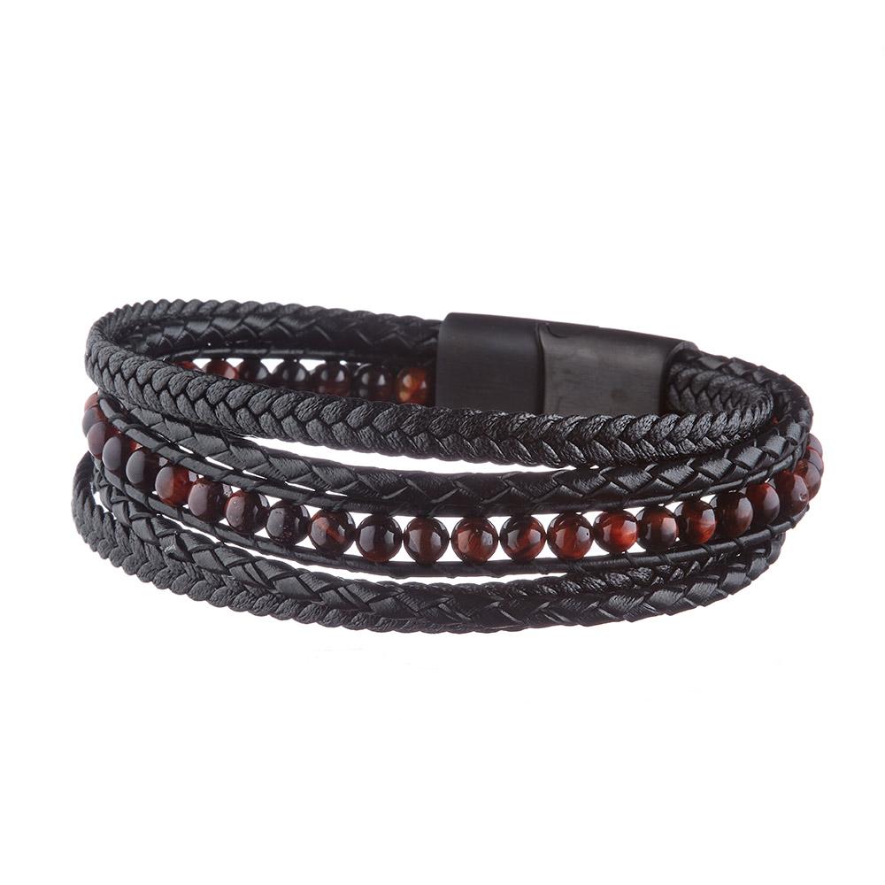 Bracelet Noir Homme Geographical Norway 315043 1