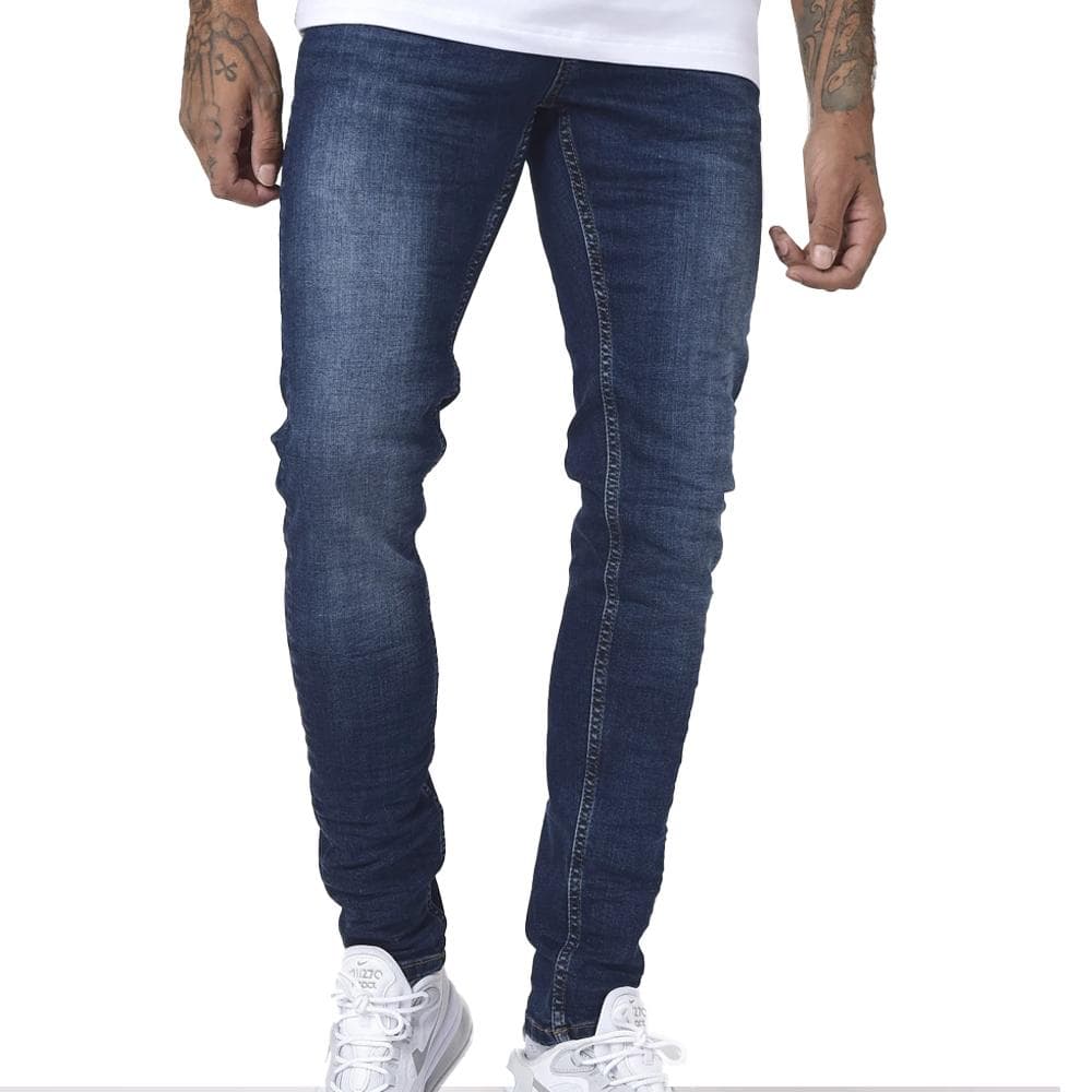Jean Skinny Bleu Foncé Homme Project X Paris Jean Slim Basic 1