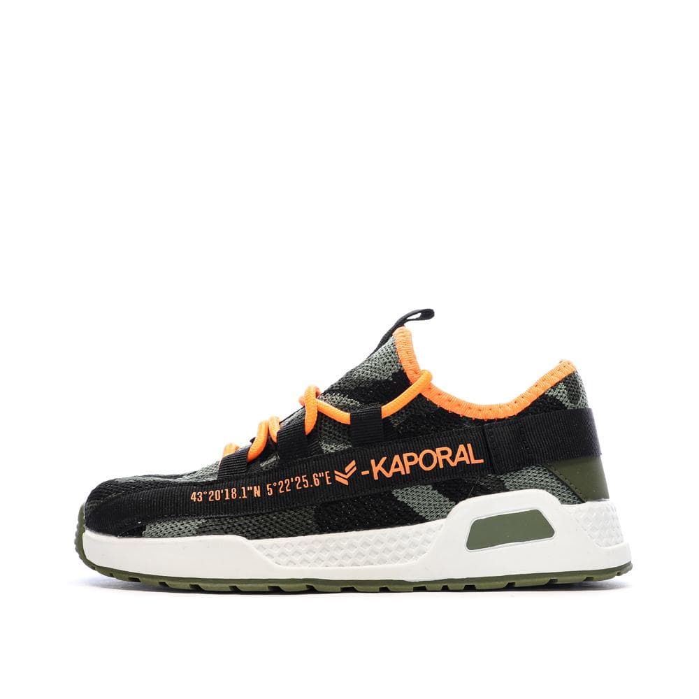 Baskets Kaki/Noir Garçon Kaporal Dofini 1