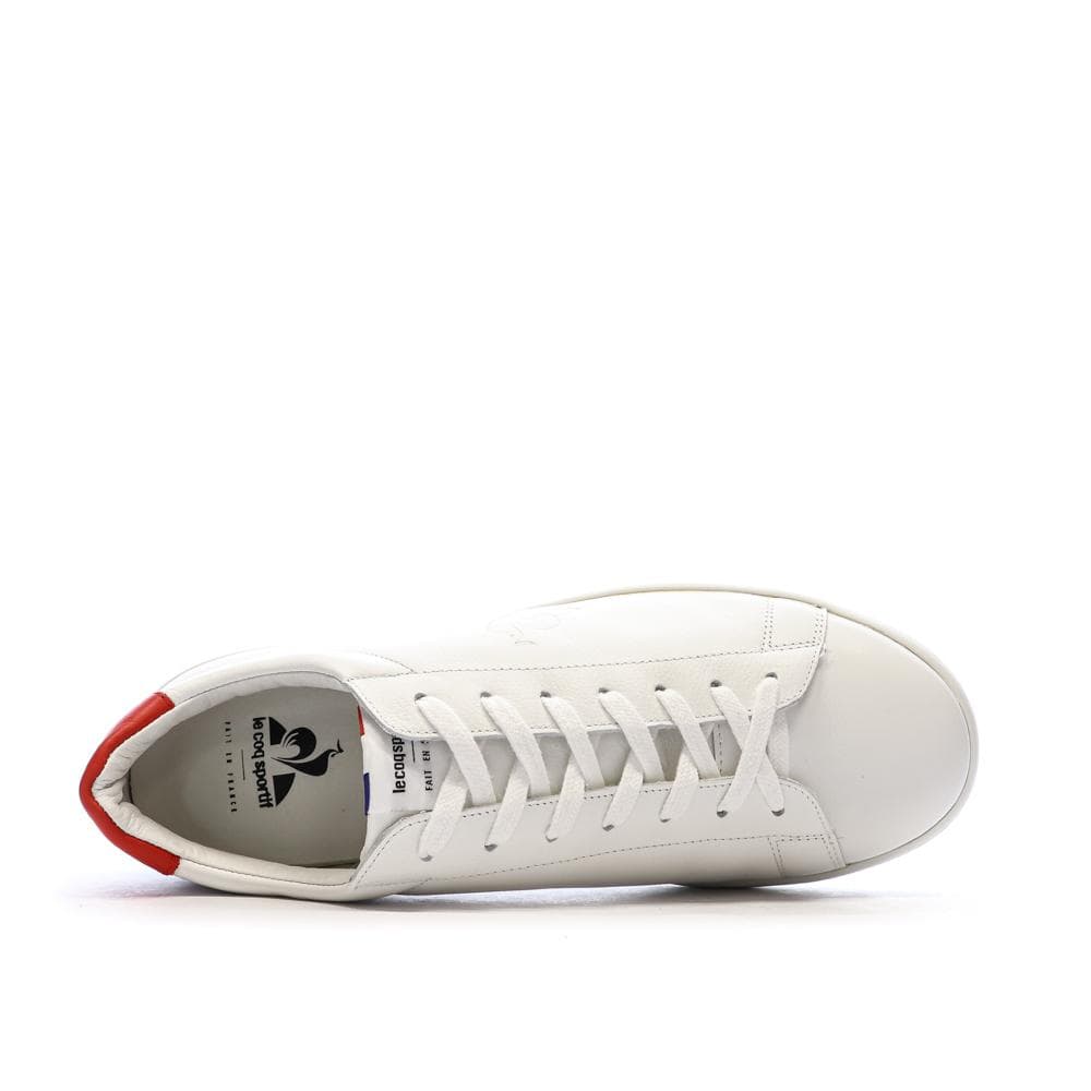 Baskets Blanches/rouge Homme Le Coq Sportif Phenix 4