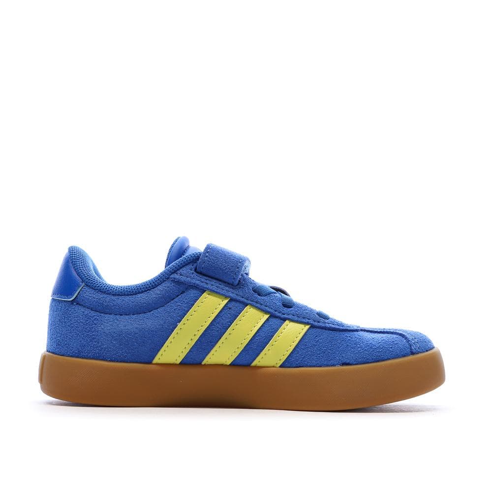 Baskets Bleu/Jaune Garçon Adidas Court 2