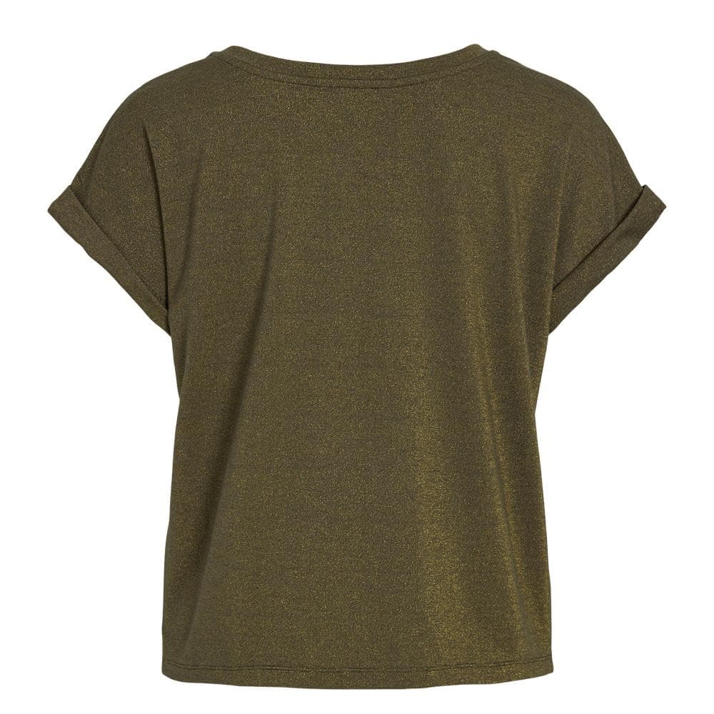 T-Shirt Vert Femme Vila Luxi 2