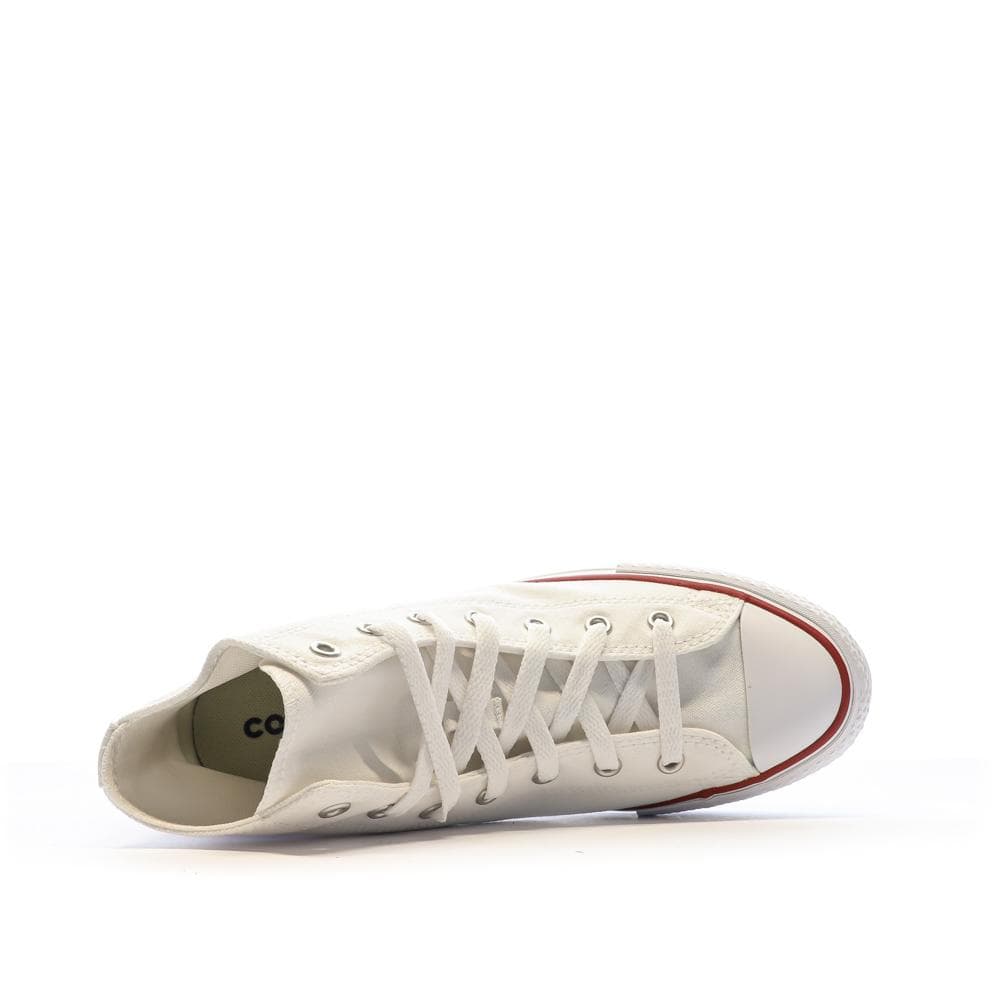 Baskets Blanches à Plateforme Femme Converse All Star High 4
