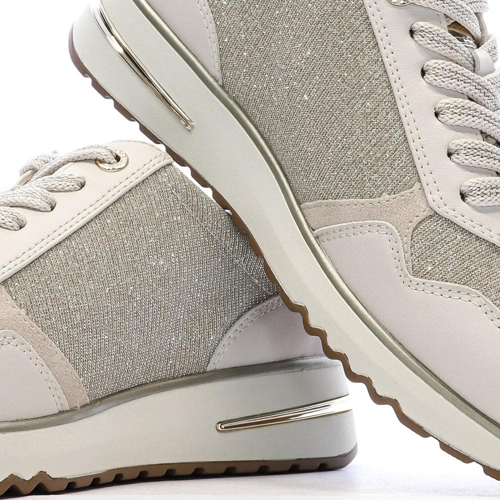 Baskets Gris Perle Femme Marco Tozzi Cream 7