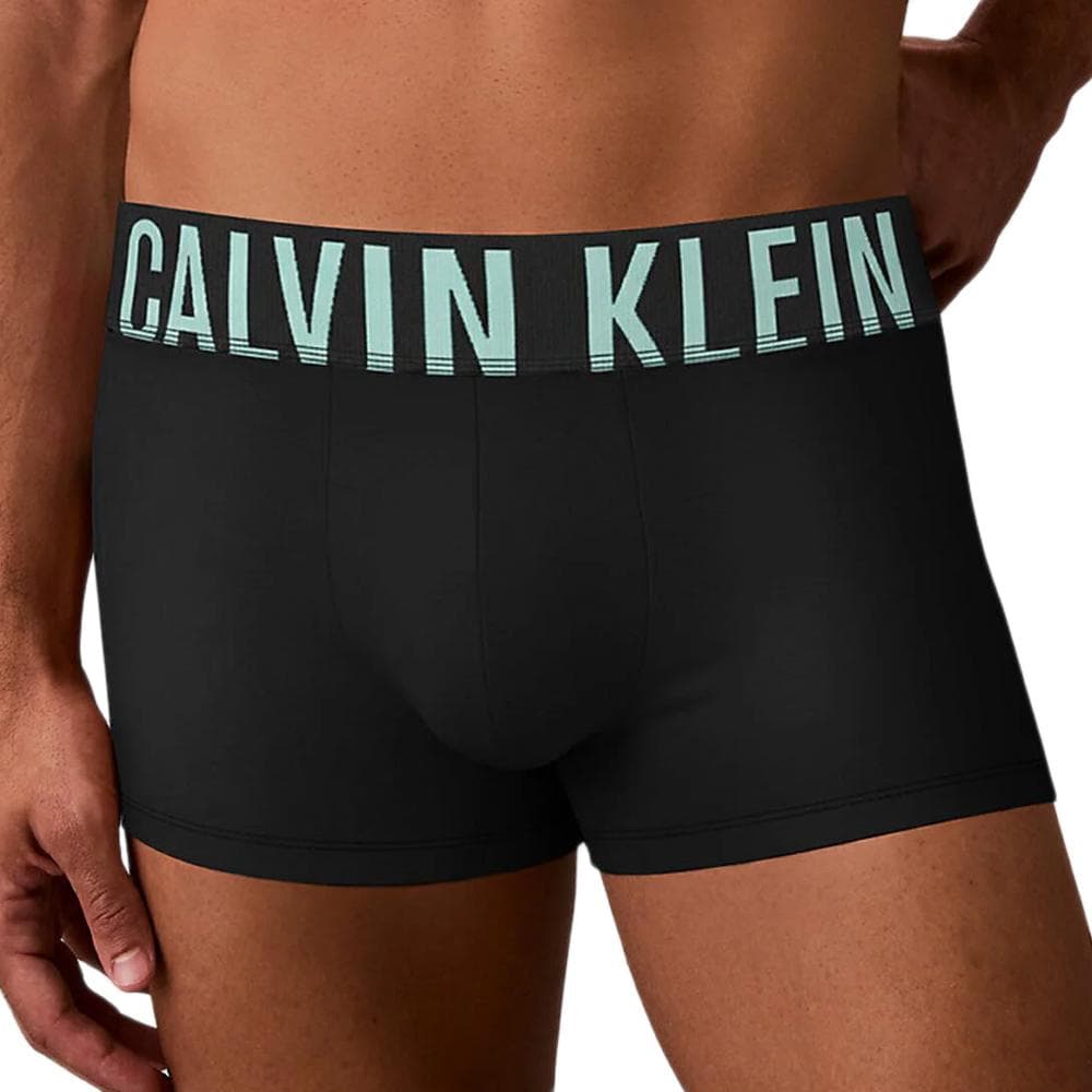 X3 Boxers Noir/Bleu Homme Calvin Klein Jeans Trunk 3 2