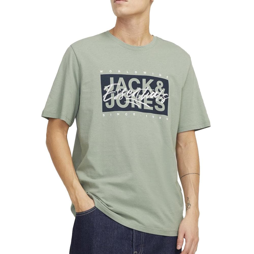T-Shirt Vert Homme Jack & Jones Colon 1