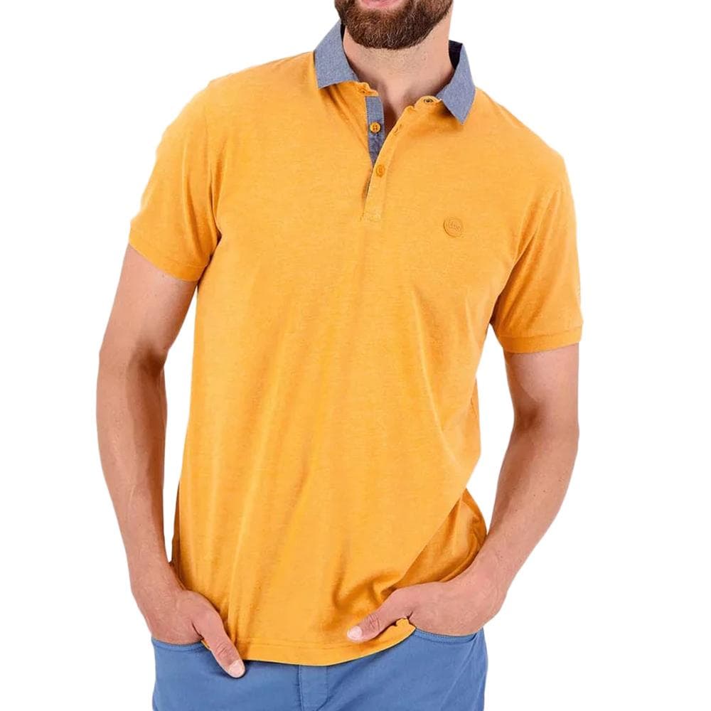 Polo Jaune Homme TBS ARSON 1
