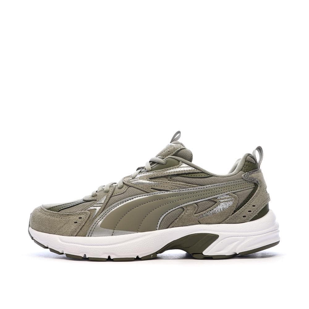 Baskets Kaki Homme Puma Milenio Tech Suede 1