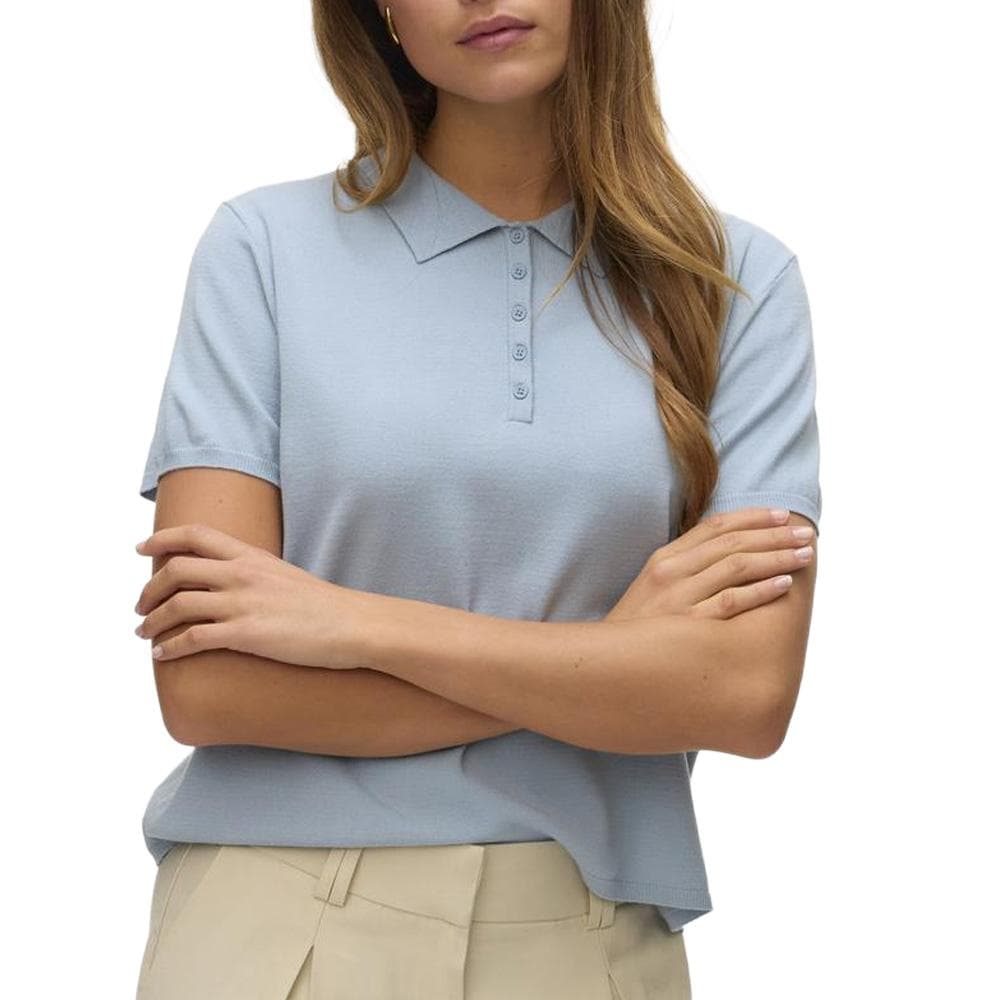 Polo Bleu Femme Vero Moda Lenny 1