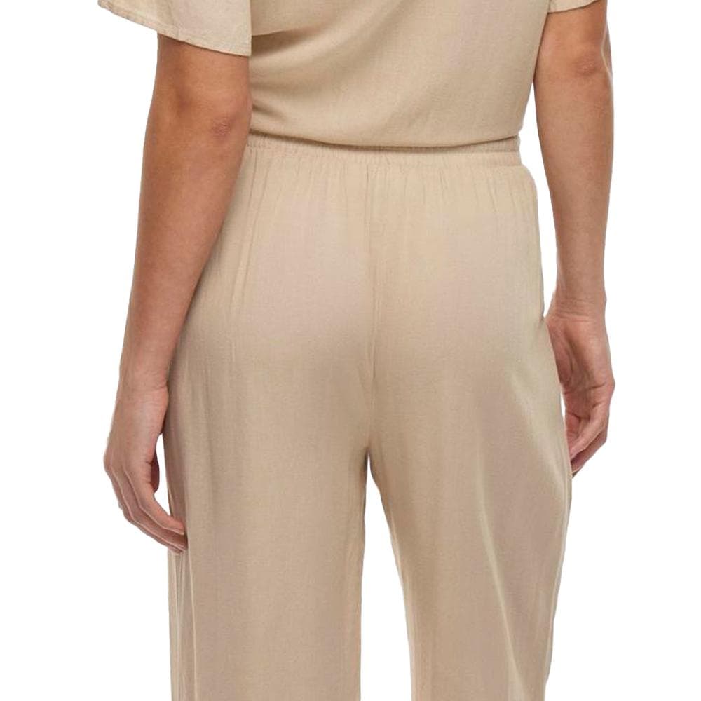 Pantalon fluide Beige Femme Vila Pricil 2