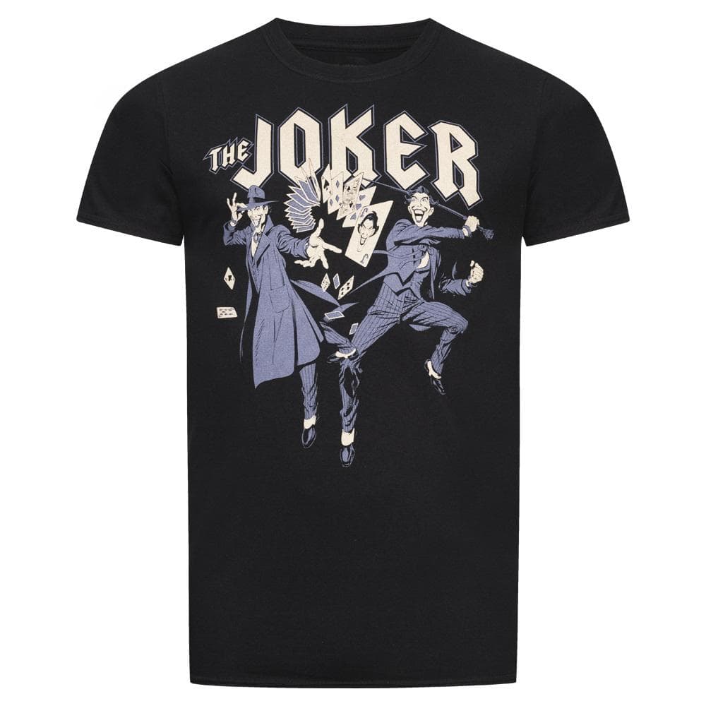 T-Shirt Noir Mixte Comics Joker Men 1