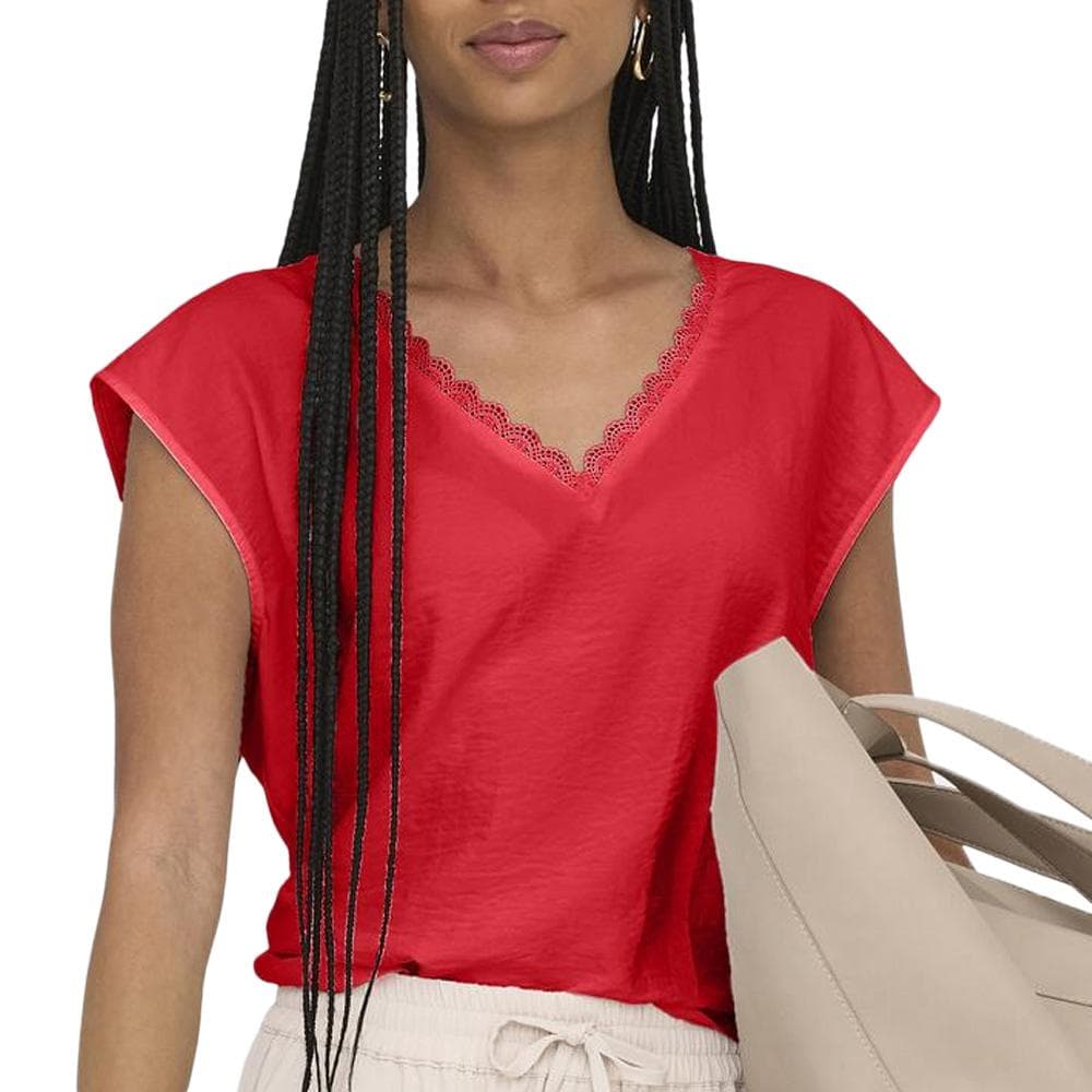Blouse Rouge Femme JDY Train 1