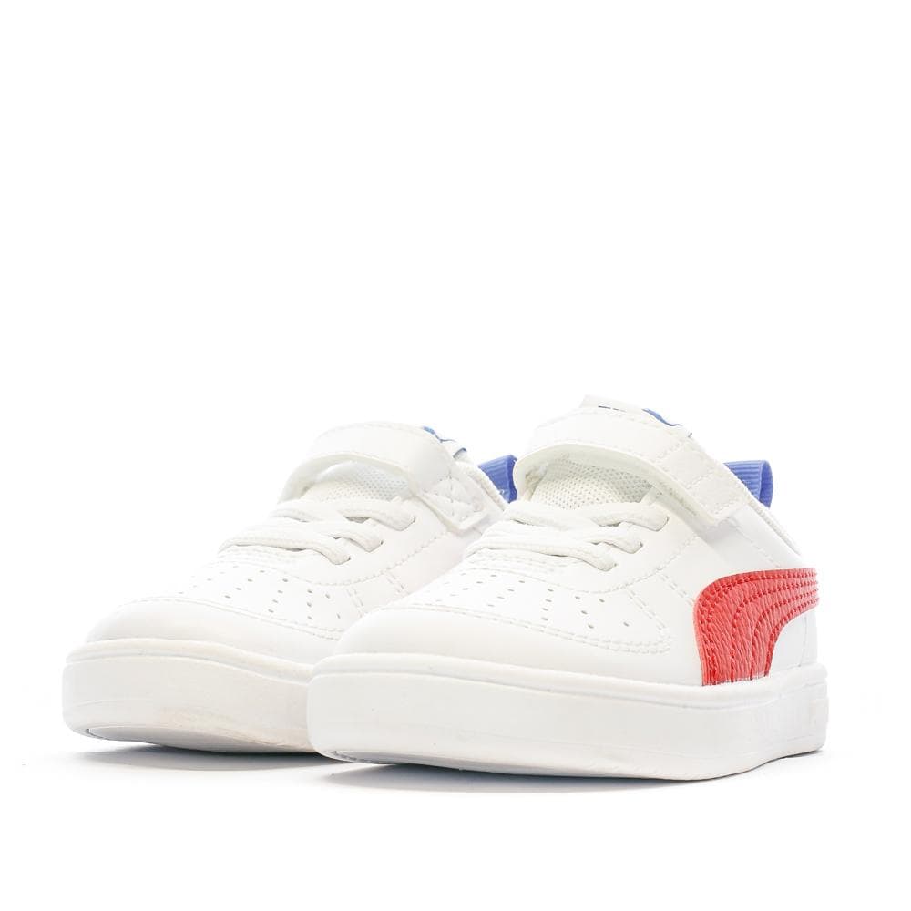 Baskets Blanc/Rouge Fille/Garçon Puma Rickie 6