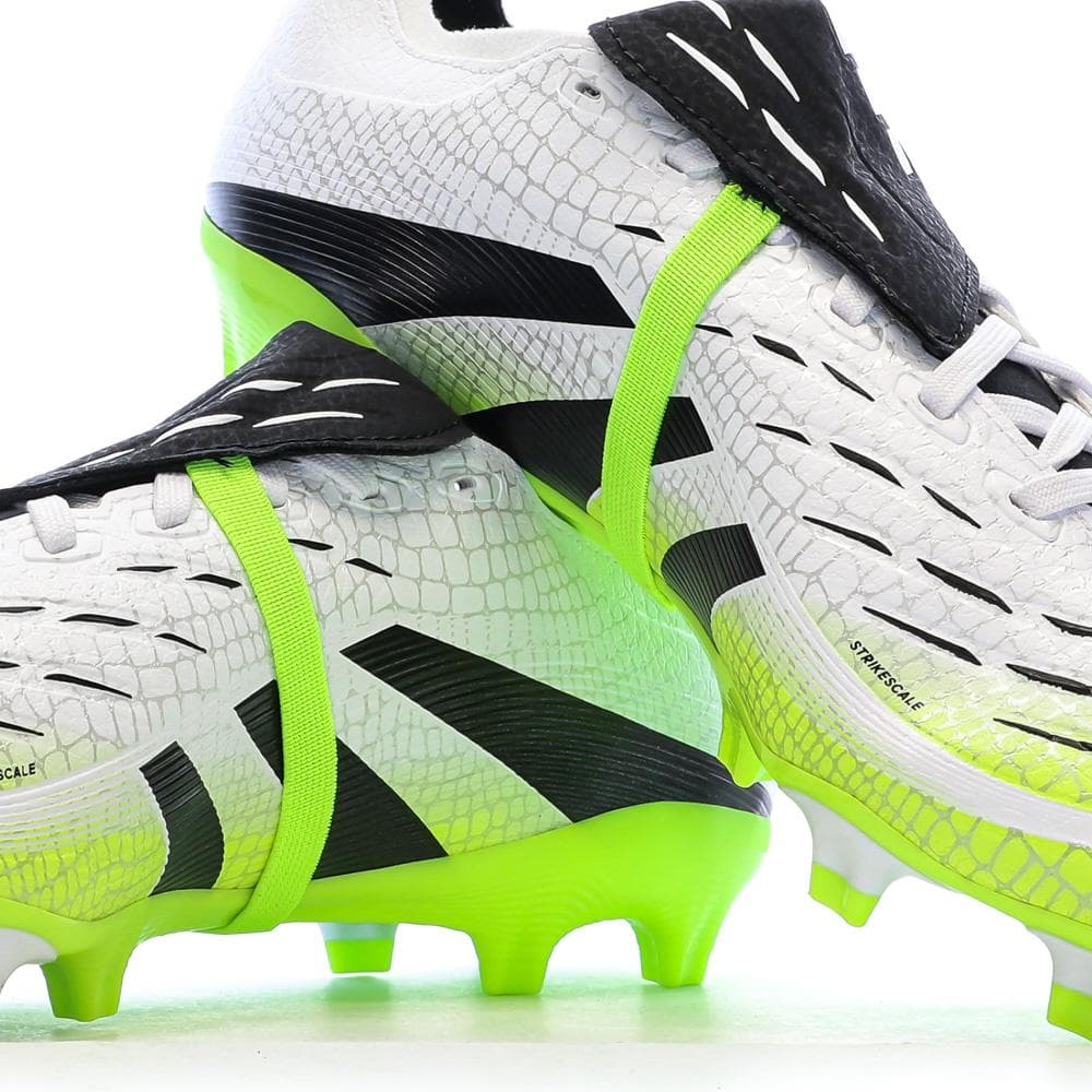 Chaussures de Foot Blanc/Jaune Adidas Predator League FT FG/MG 7