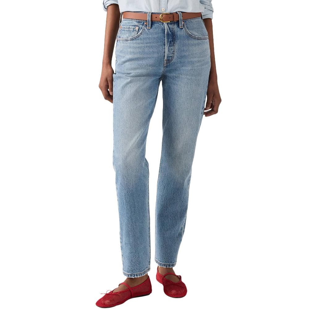 Jean 501 Bleu Clair Femme Levi's Original 12501 1