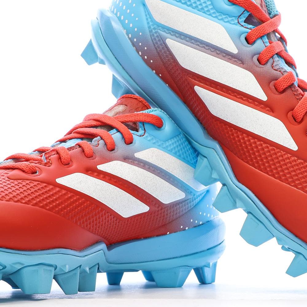 Chaussures à Crampons Rouge/Bleu Adizero Impact Md K 2.0 Candy 7
