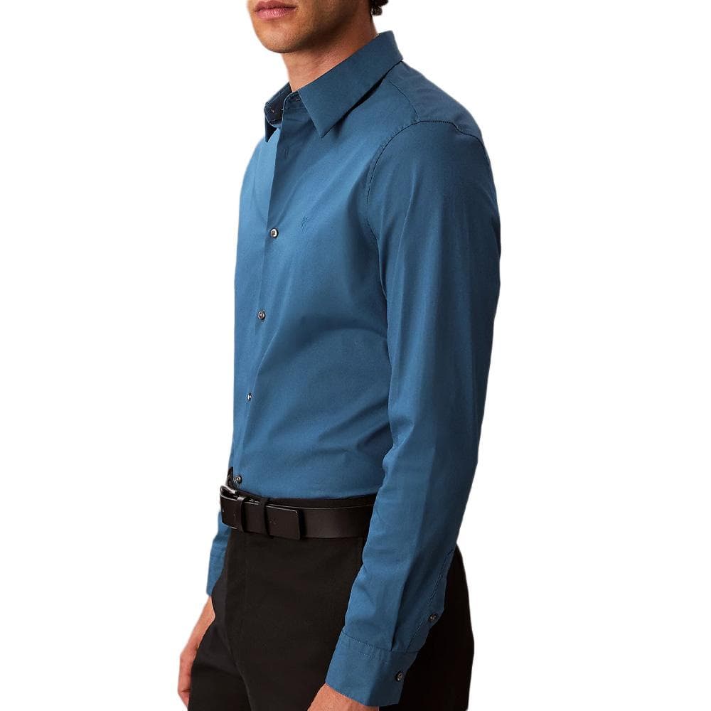 Chemise Bleu Homme Calvin Klein Jeans Solid 2