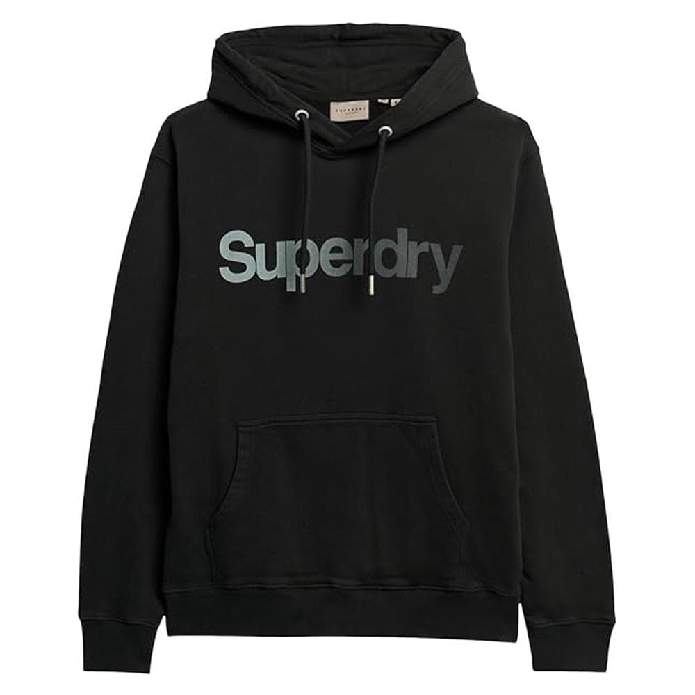 Sweat à Capuche Noir Femme Superdry Tonal Core 1
