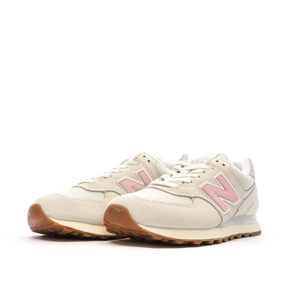 Baskets Beige/Rose Femme New Balance 574 6