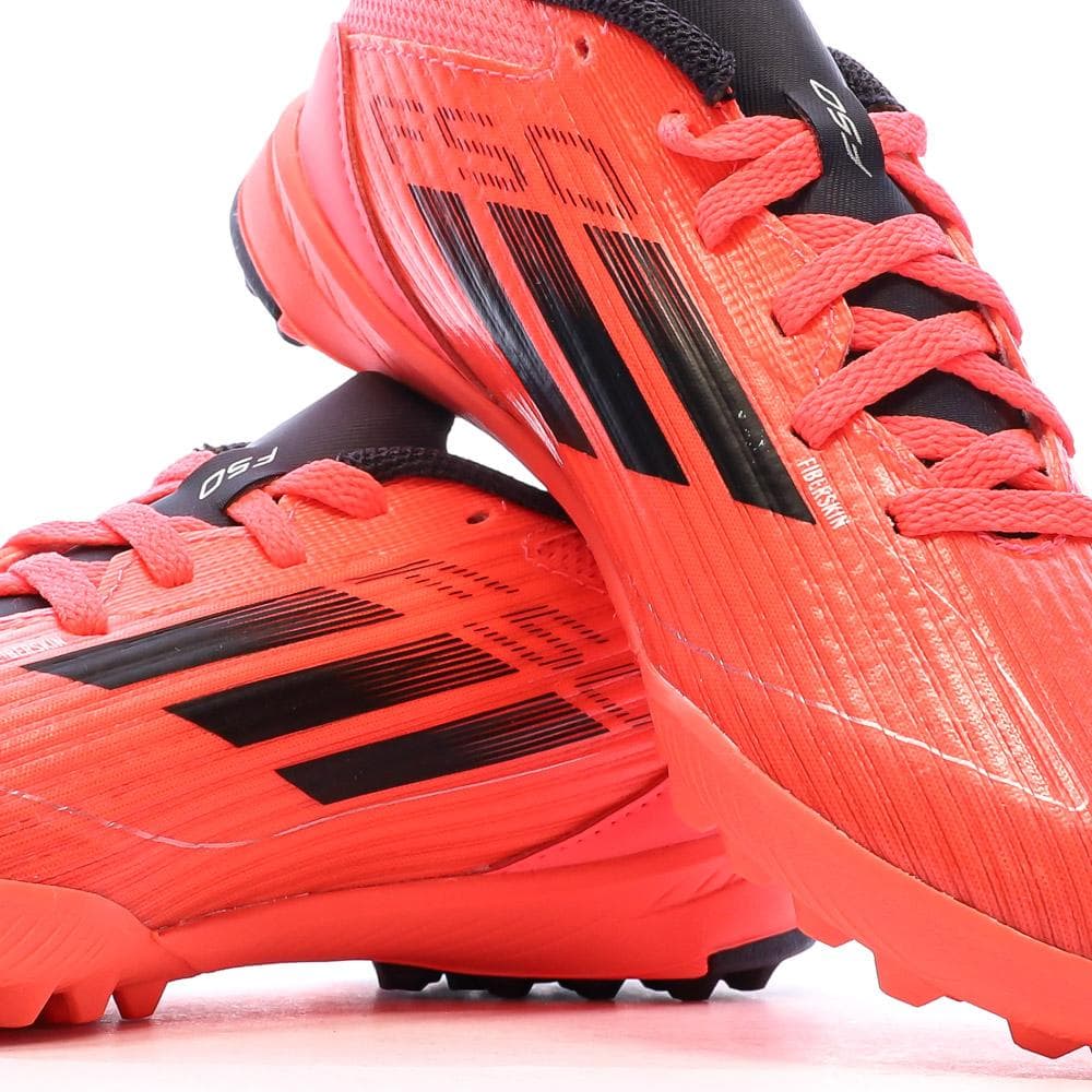 Chaussures de football Rouge Garçon Adidas F50 League Tf 7