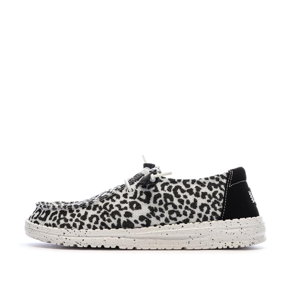 Chaussures Noir/Blanc Femme Hey Dude Blackgrey 1