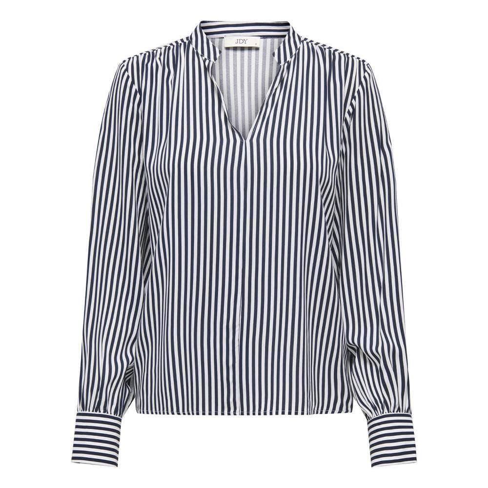 Blouse Blanche/Bleu Femme JDY Laurel 1