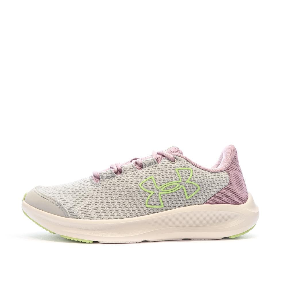 Chaussures de Running Gris/Rose Femme Under Armour Charged Pursuit 3 1