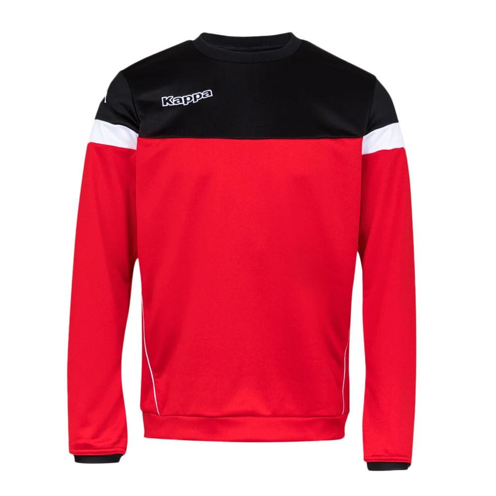 Sweat Rouge/Noir Homme Kappa Lido 1