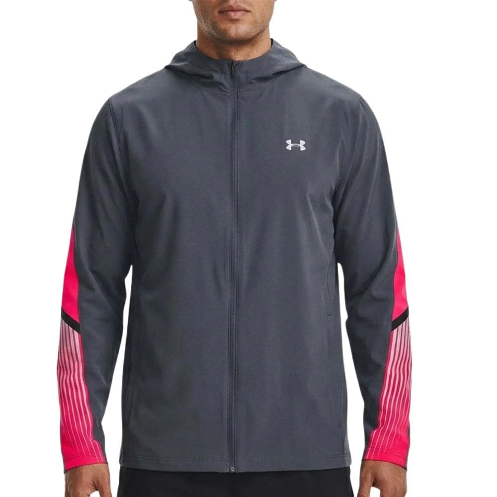 Veste de survêtement Grise/Rose Homme Under Armour Velociti 1