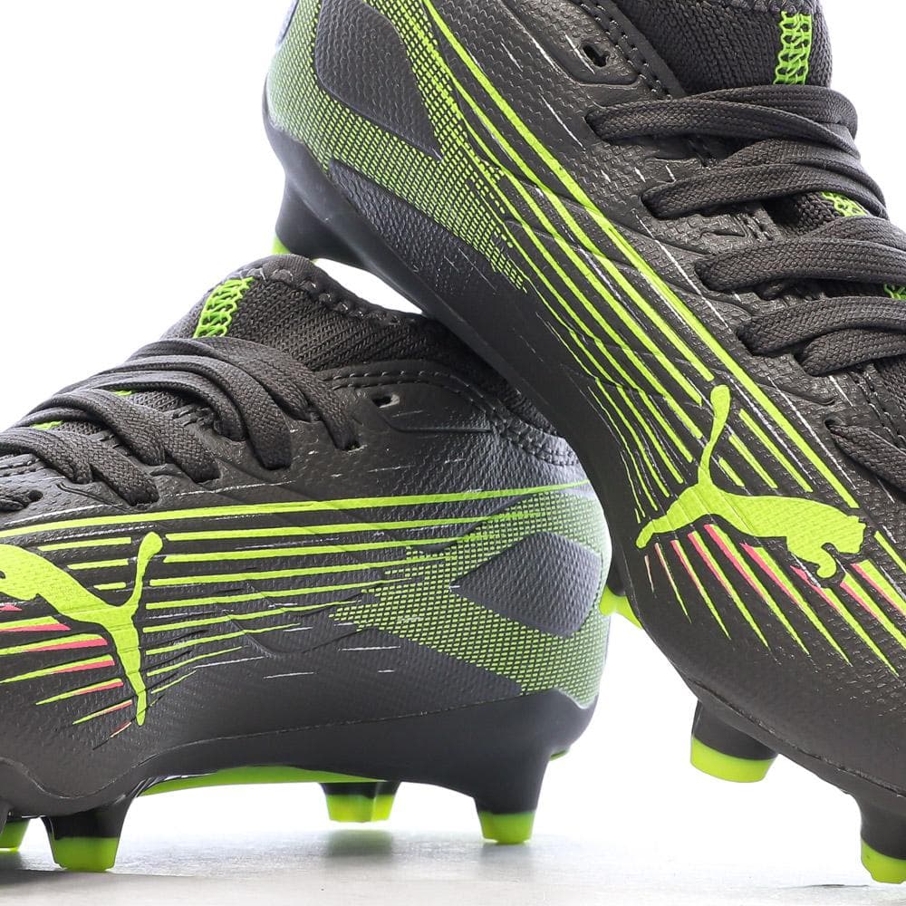 Chaussures de Foot Gris/Jaune Junior Puma Ultra 5 Match FG/AG 7