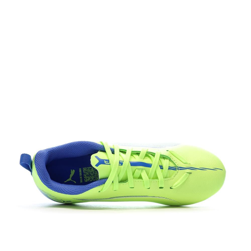 Chaussures de football Jaune Fluo Garçon Puma Ultra 5 Play FG/AG 4