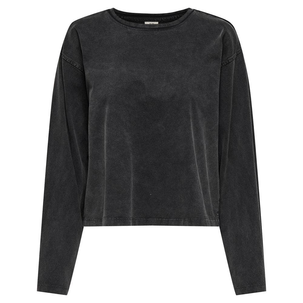 T-Shirt Manches Longues Noir Femme JDY Washed 1